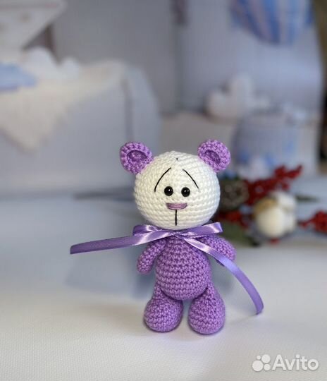 Вязаная игрушка. Мини мишки