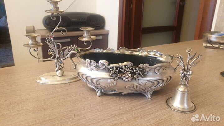 Серебрянный набор Италия