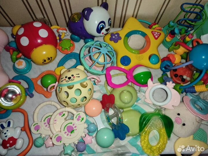 Пакетом погремушки музыкальные игрушки