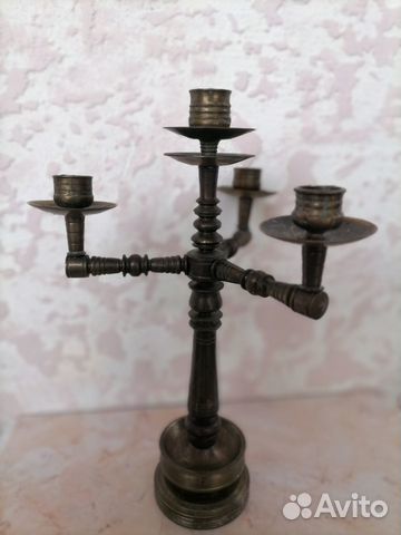 Подсвечники латунь СССР