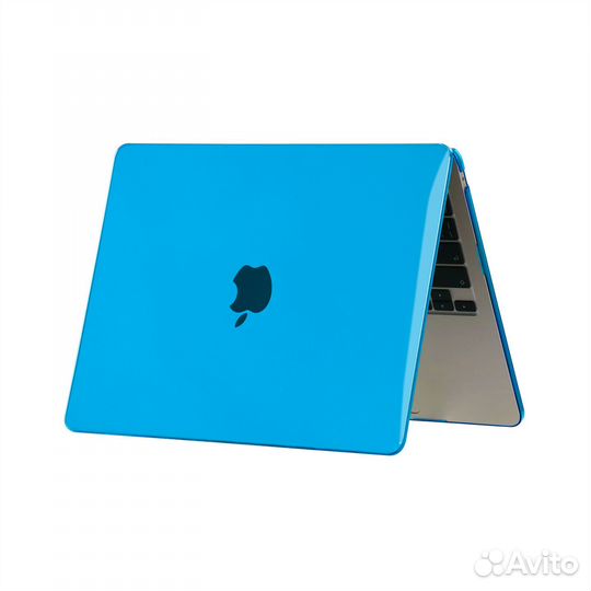 Чехол для MacBook Air 13 2011-2017 глянец голубой