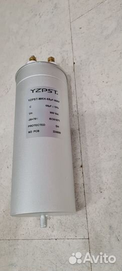 Конденсатор в25834d6686k004 (мкх-68мкФ-900В)