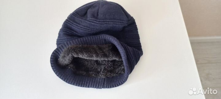 Шапка зимняя женская с подкладом