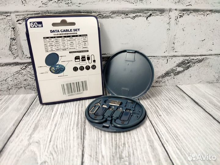 Набор кабелей с подставкой для телефона