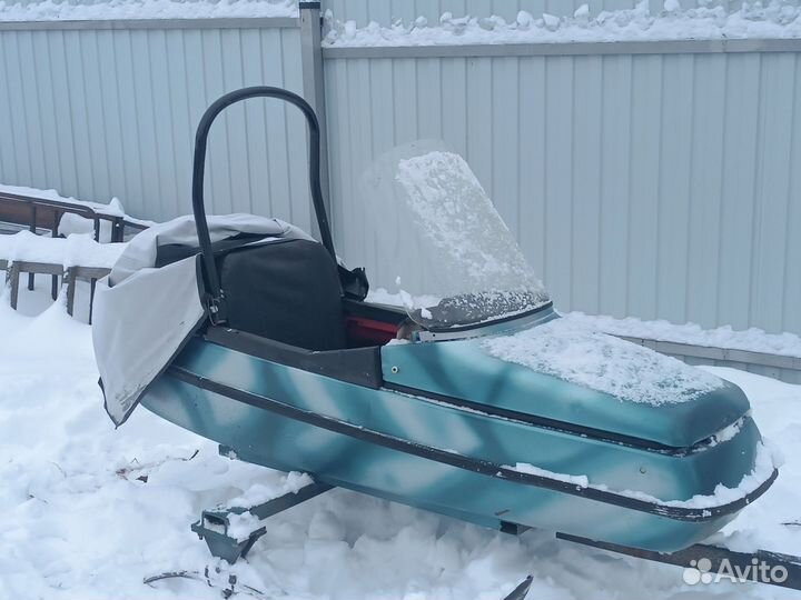 Сани-коляска для снегохода