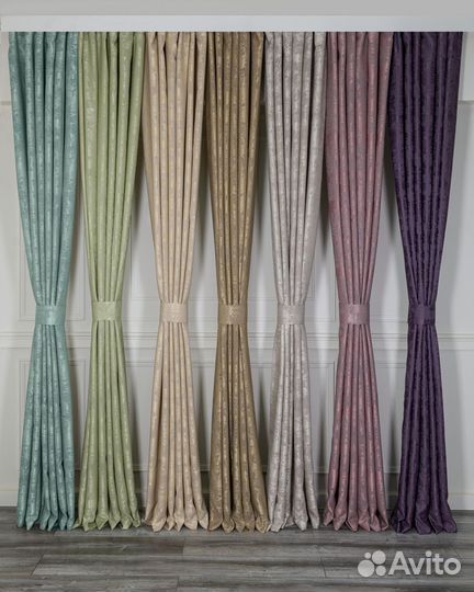 Портьеры мрамор Зарина шторы занавески