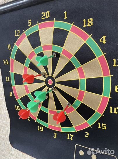 Дартс магниный 50х40 см двухсторонний