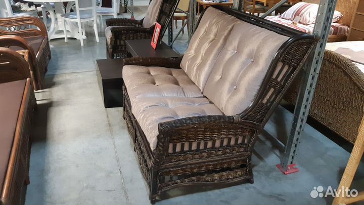 Набор плетеной мебели из натурального ротанга