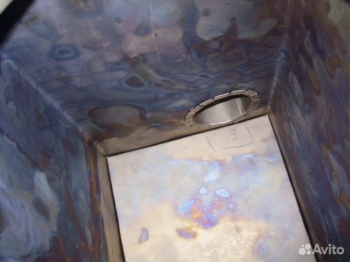 Печка для палатки титановая