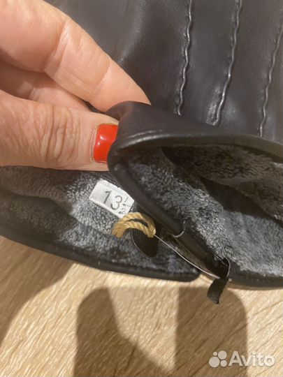 Перчатки зимние мужские натуральная кожа