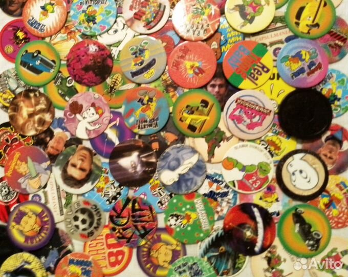 Кепсы - фишки из 90х и биты к ним