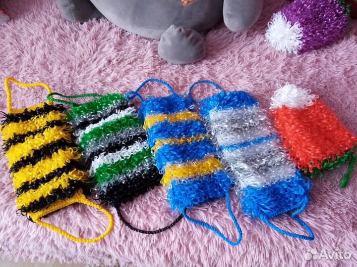 Мочалка ручной работы