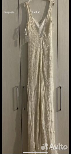 Вечернее платье белое