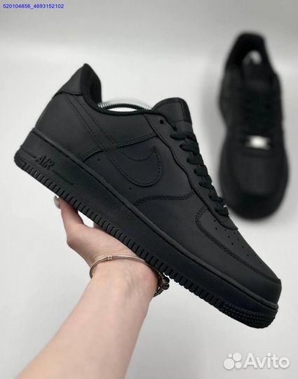 Кроссовки Nike Air Force Low Black (Арт.75183)