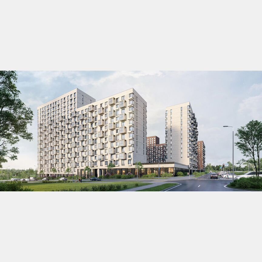 1-к. квартира, 35,6 м², 17/17 эт.