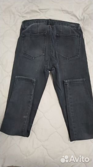 Джинсы скинни, чёрные 36-EUR