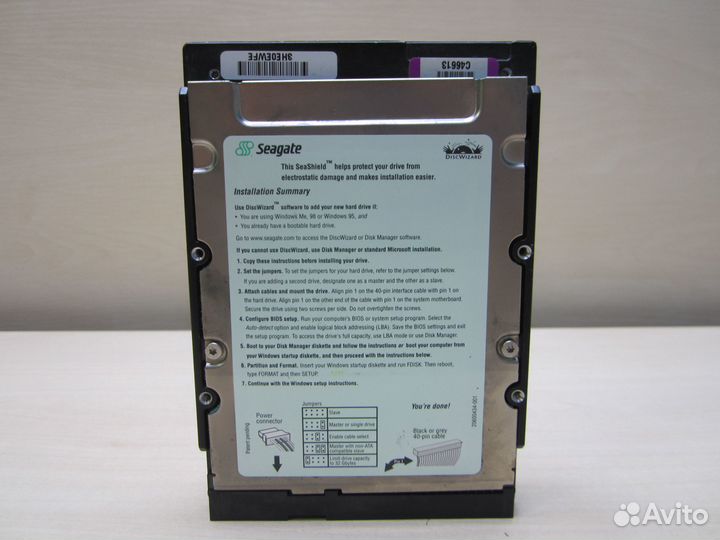 HDD Seagate Barracuda ST340824A (40GB) IDE №2