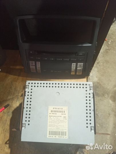 Магнитола штатная Mitsubishi pajero 4