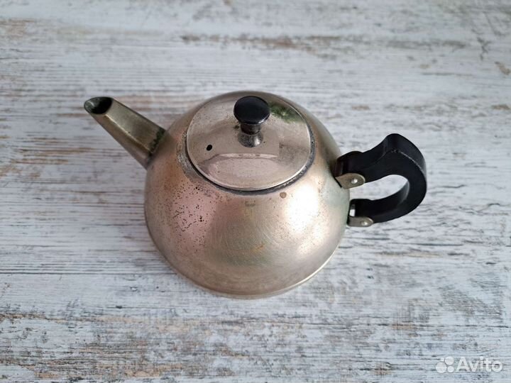 Чайник заварочный СССР мельхиор