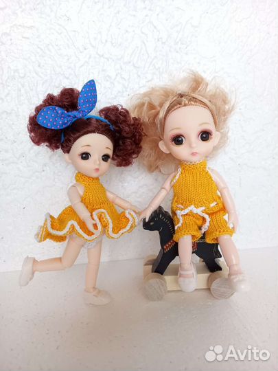 Баболи, одежда на куклу ростом 16 см