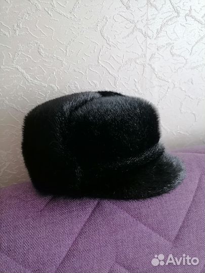Меховая мужская кепка