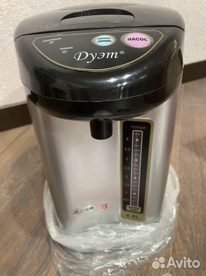 Новый Чайник термос электрический с помпой