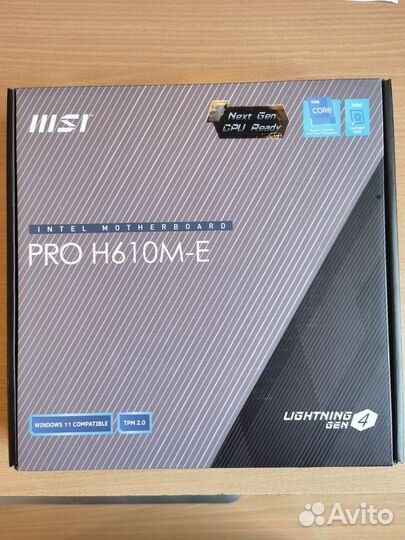 Материнская плата MSI PRO H610M-E DDR5