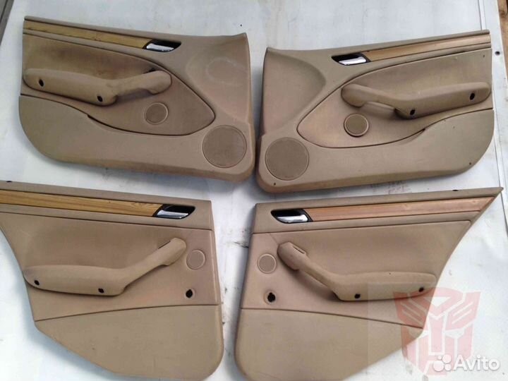 Комплект обшивок дверей BMW (Беж) -Bmw 3 series )