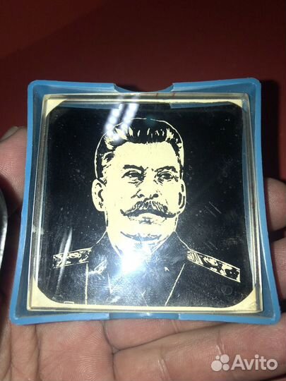 Зеркальная плакетка Сталин