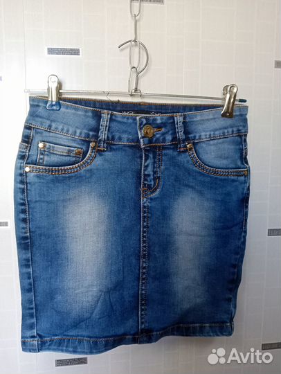 Джинсовая юбка