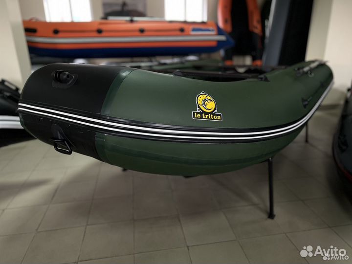 Лодка пвх Triton Air 365 (P) зелено-черная