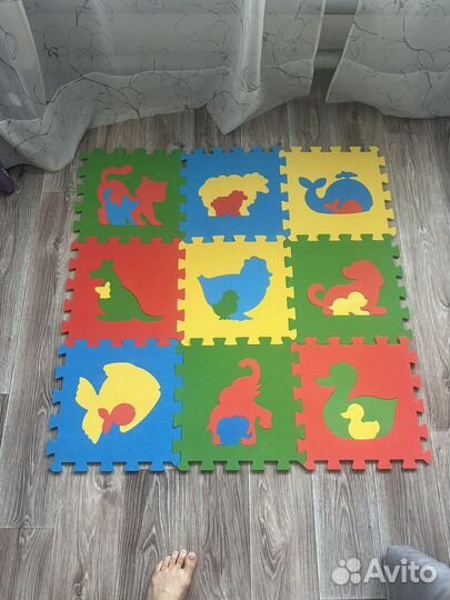 Мягкий коврик пазл