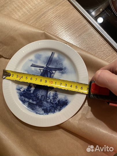 Настенная тарелка Delft Голландия