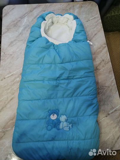 Зимний конверт одеяло в коляску