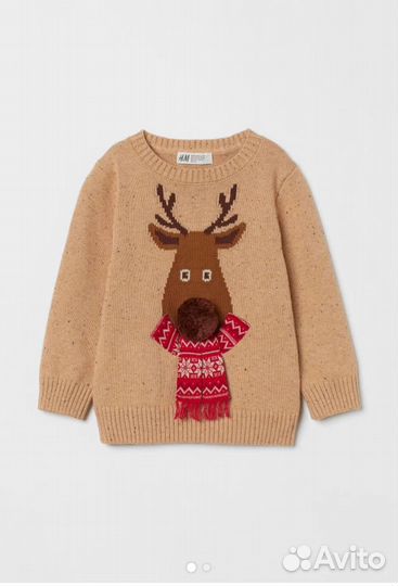 Свитер новогодний детский