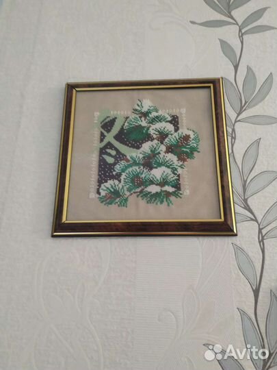 Вышивка крестиком с рамой 23*23