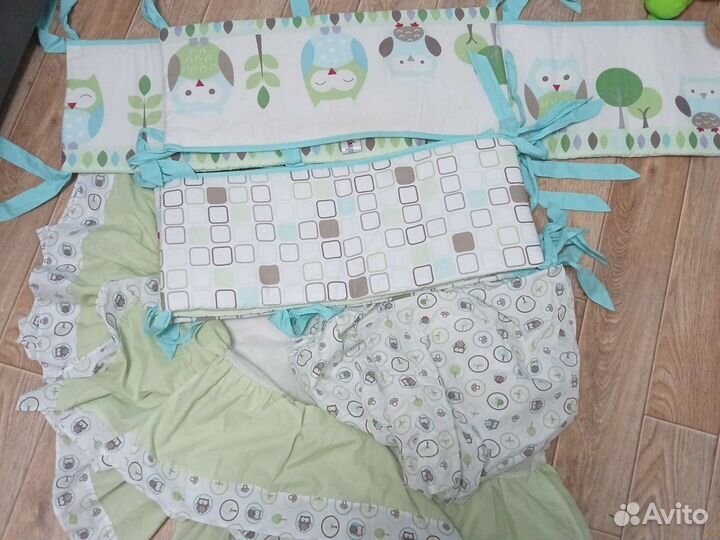 Бортики в детскую кроватку