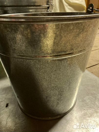 Ведро оцинкованное новое 12 литров