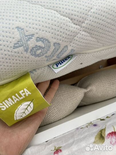 Детская кроватка IKEA с матрасом