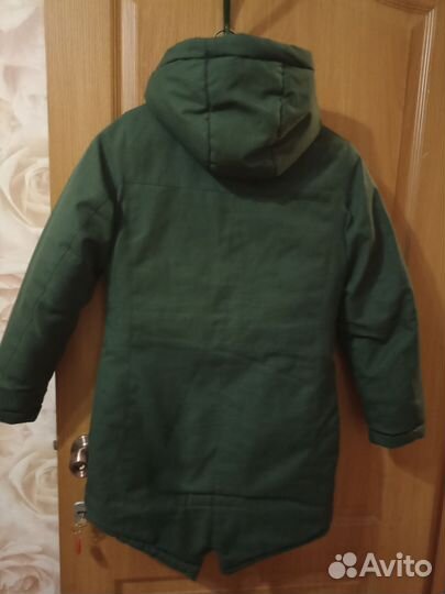 Парка зимняя на девочку р-р 158