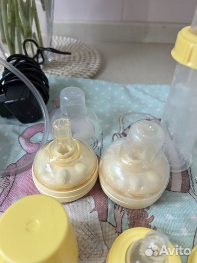 Молокоотсос medela swing, анатом. соски medela