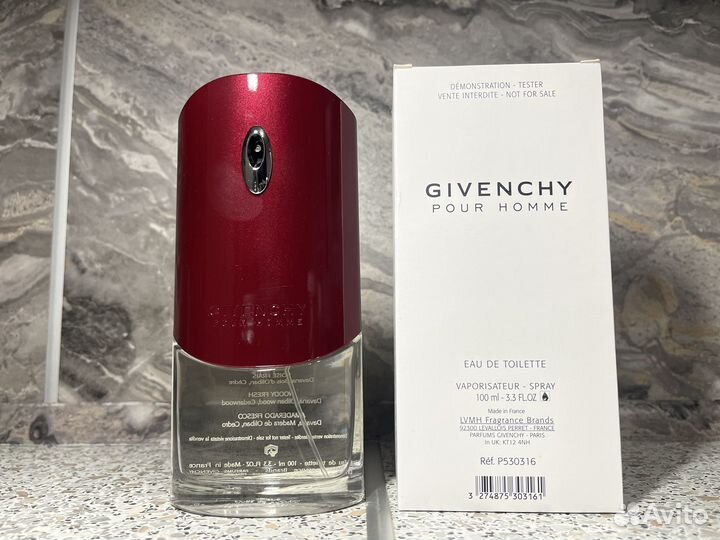 Givenchy Pour Homme Оригинал / Тестер