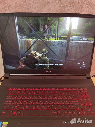Игровой ноутбук msi 17.3 Katana GF76