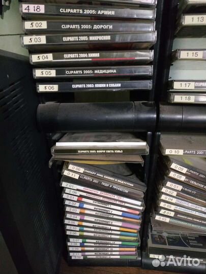 Cd диски, этажерки