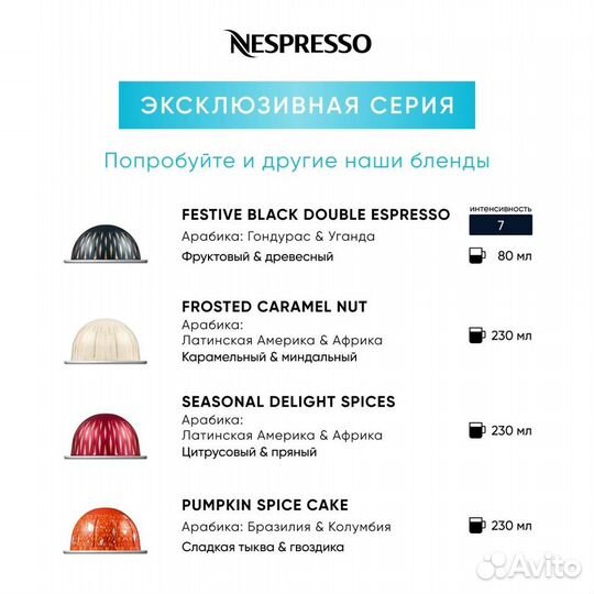 Кофе в капсулах Nespresso Vertuo