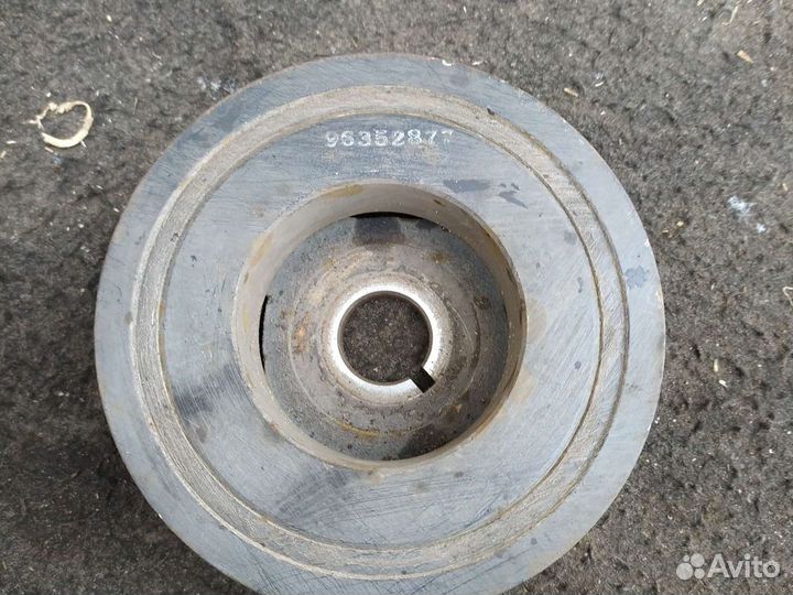 Шкив коленвала chevrolet aveo t200 1.4