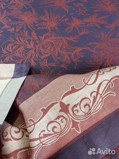 Скатерть лен/хлопок новогодняя Williams Sonoma