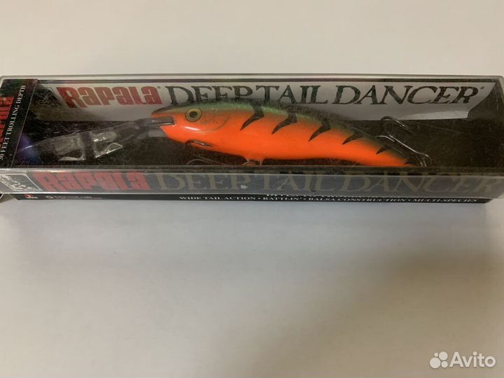 Воблер rapala Tail Dancer Deep TDD11-RDT