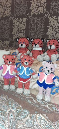 Тигренок вязаный