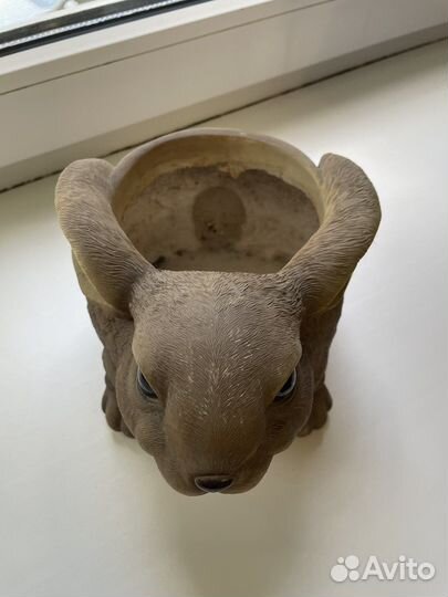 Кашпо декоротивное заяц